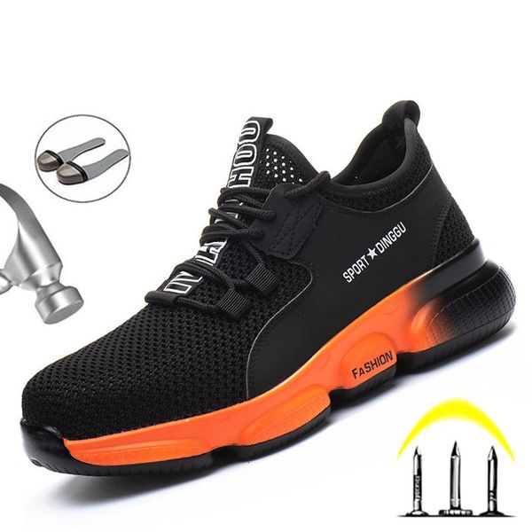 boots fashion male safety shoes men puncture proof work steel toe outdoor indestructible 2021, Black
boots fashion male safety shoes men puncture proof work steel toe outdoor indestructible 2021, Black