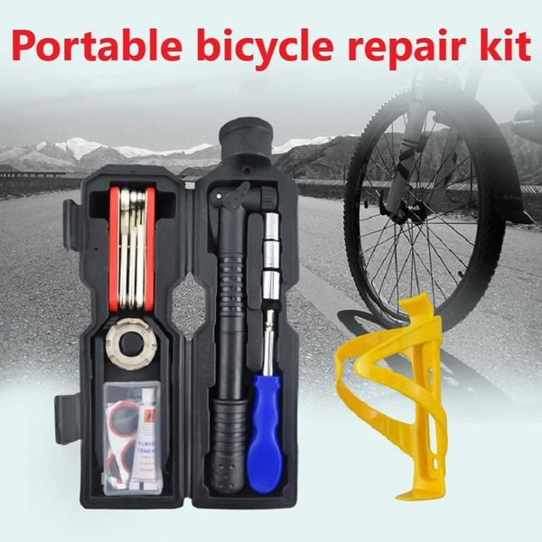 tools bicycle repair tool tire wrench inflator kettle mountain bike combination set portable toolbox
tools bicycle repair tool tire wrench inflator kettle mountain bike combination set portable toolbox