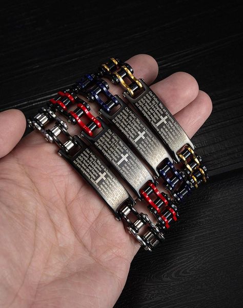 charm bracelets men's titanium steel bracelet cross fashion all-match comfortable personality the toggle-clasps, Golden;silver
charm bracelets men's titanium steel bracelet cross fashion all-match comfortable personality the toggle-clasps, Golden;silver