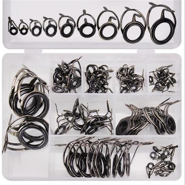 fishing accessories 85pcs / boxed ceramic plus high carbon steel sea bream guide eye set wire ring rod
fishing accessories 85pcs / boxed ceramic plus high carbon steel sea bream guide eye set wire ring rod