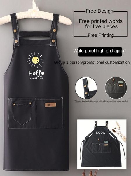 aprons simple fashion apron women's restaurant sleeveless work clothes summer men
aprons simple fashion apron women's restaurant sleeveless work clothes summer men