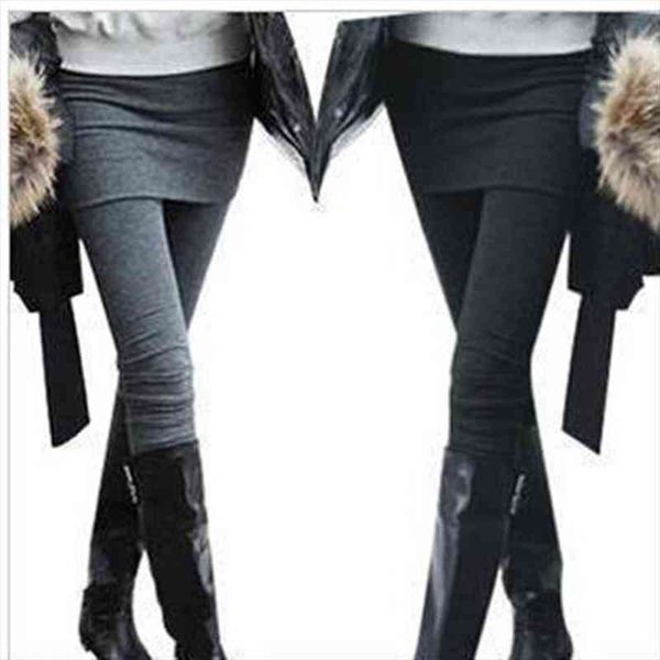one piece skirt autumn womens legging fashion solid footless with pants skinny boot casual wear kz-002, Black
one piece skirt autumn womens legging fashion solid footless with pants skinny boot casual wear kz-002, Black