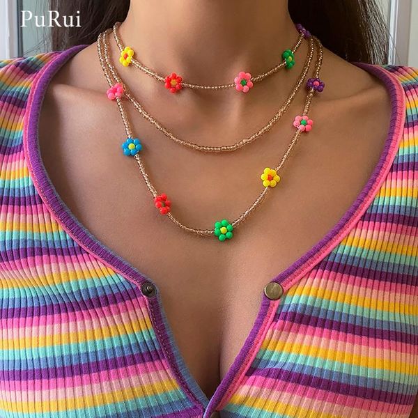 chokers purui bohemia small beads flower choker necklace for women fashion summer short collar trendy girls 2021 jewelry, Golden;silver
chokers purui bohemia small beads flower choker necklace for women fashion summer short collar trendy girls 2021 jewelry, Golden;silver