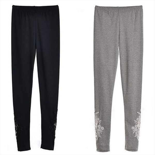 lace fashion summer skinny women leggings stretch cropped capris pants length trousers elastic mujer ankle, Black
lace fashion summer skinny women leggings stretch cropped capris pants length trousers elastic mujer ankle, Black