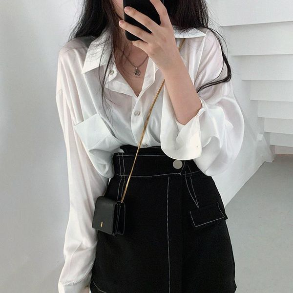 women's tracksuits zcsmll korean chic all-match lapel gloss loose casual shirt + high waist stitch design half-length skirt pants women, Gray
women's tracksuits zcsmll korean chic all-match lapel gloss loose casual shirt + high waist stitch design half-length skirt pants women, Gray