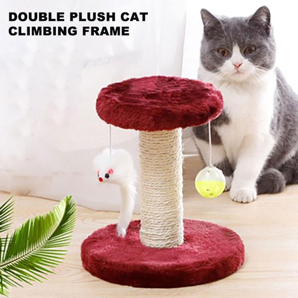 cat toys plush climbing frame toy double drop ball mouse 20cm sisal scratching board column tree jumping platform pet supplies
cat toys plush climbing frame toy double drop ball mouse 20cm sisal scratching board column tree jumping platform pet supplies