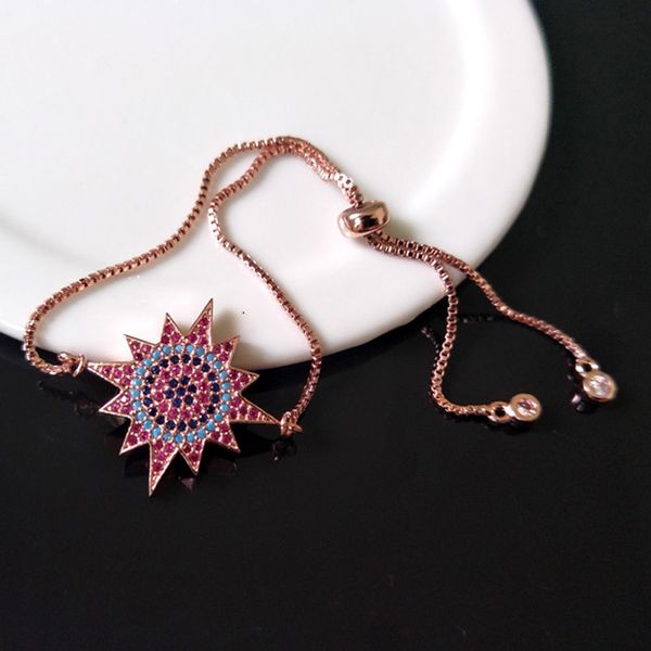 5pcs turkish style sunflower double bails connector,micro pave cz zircon charms,adjustable chain bracelet jewelry for women bg99, Golden;silver
5pcs turkish style sunflower double bails connector,micro pave cz zircon charms,adjustable chain bracelet jewelry for women bg99, Golden;silver