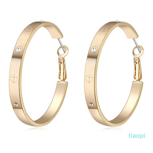 gold color plated hoop 4.6cm hoop earrings for women wedding bridesmaid jewelry fashion gift, Golden;silver
gold color plated hoop 4.6cm hoop earrings for women wedding bridesmaid jewelry fashion gift, Golden;silver