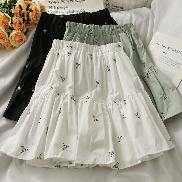 skirts yornmona chic embroidery floral mini 2021 summer elastic high waist korean style short sweet girl, Black
skirts yornmona chic embroidery floral mini 2021 summer elastic high waist korean style short sweet girl, Black