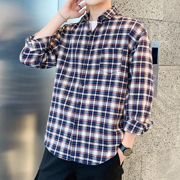 men's casual shirts 2021 autumn hong kong style shirt long-sleeved loose trend young handsome, White;black
men's casual shirts 2021 autumn hong kong style shirt long-sleeved loose trend young handsome, White;black