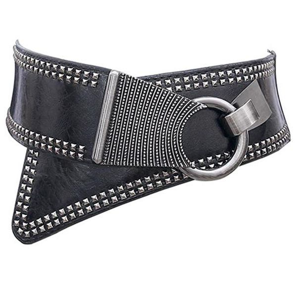 belts diagonal pull seal black leather bandwidth waist punk wind wild wide fashion with hook decoration rivet versatile girdle, Black;brown
belts diagonal pull seal black leather bandwidth waist punk wind wild wide fashion with hook decoration rivet versatile girdle, Black;brown