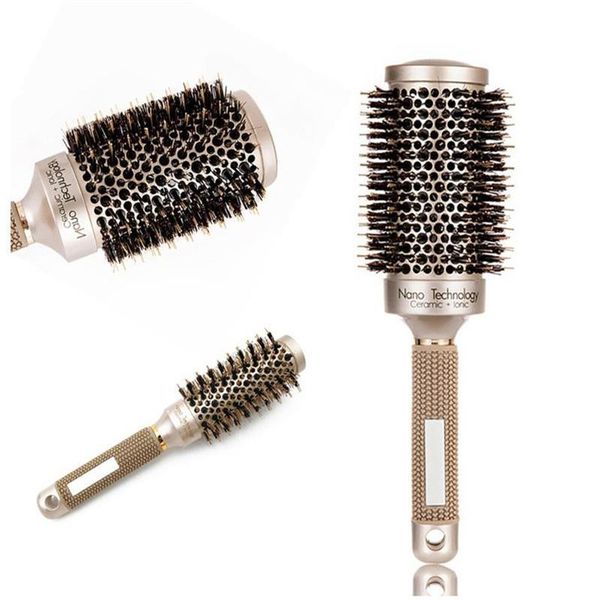 hair brushes round brush set, ionic thermal brush, detangling comb for men or women blow drying curling styling, 4 size, Silver
hair brushes round brush set, ionic thermal brush, detangling comb for men or women blow drying curling styling, 4 size, Silver