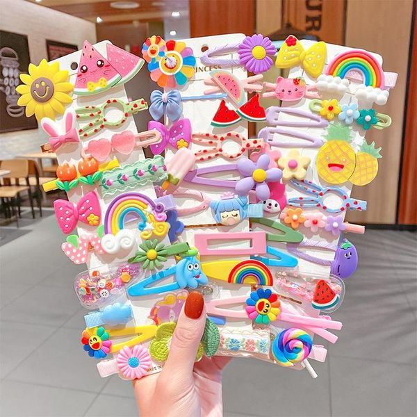 children girls hairpins set cute fruit rainbow flower kids headwear baby girl hair accessories clip 14pcs/set, Slivery;white
children girls hairpins set cute fruit rainbow flower kids headwear baby girl hair accessories clip 14pcs/set, Slivery;white