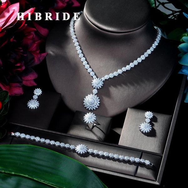 earrings & necklace hibride fashion cubic zircon crystal 4pcs jewelry chain bridal set for women wedding party, african beads n-111, Silver
earrings & necklace hibride fashion cubic zircon crystal 4pcs jewelry chain bridal set for women wedding party, african beads n-111, Silver