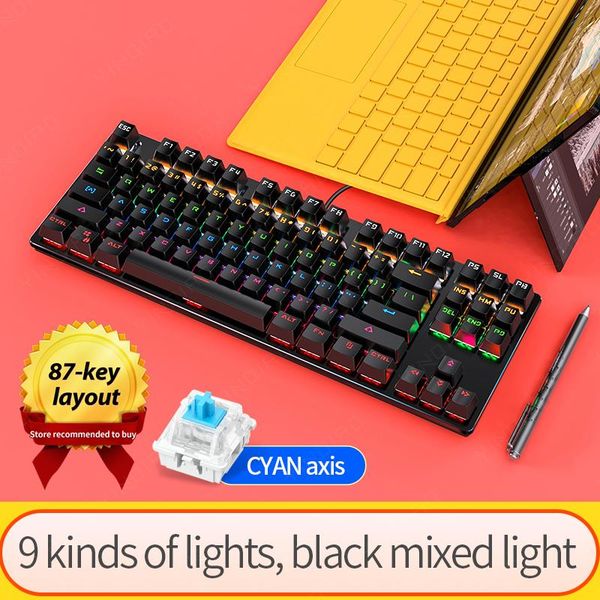 keyboards gaming keyboard k400 mechanical blue black switch 87-keys backlit wired computer gamer for pc lapgames
keyboards gaming keyboard k400 mechanical blue black switch 87-keys backlit wired computer gamer for pc lapgames