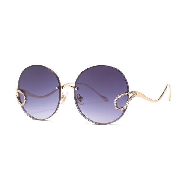 sunglasses 2021 luxury ladies rhinestone women italy brand designer rimless round big sun glasses men, White;black
sunglasses 2021 luxury ladies rhinestone women italy brand designer rimless round big sun glasses men, White;black