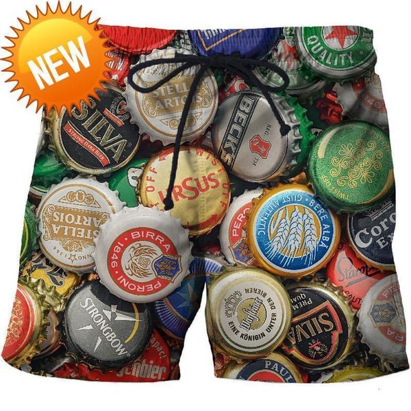 men's shorts 3d printed quick dry beach with beer cover printed side pockets casual the trousers a full range of sizes and styles, White;black
men's shorts 3d printed quick dry beach with beer cover printed side pockets casual the trousers a full range of sizes and styles, White;black