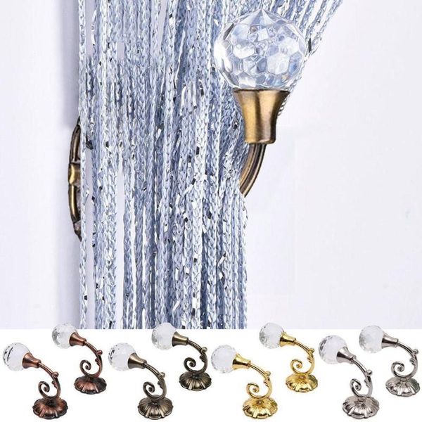 hooks & rails 1 pair metal crystal glass curtain wall tie back hanger holder rods accessories for home m6m3
hooks & rails 1 pair metal crystal glass curtain wall tie back hanger holder rods accessories for home m6m3