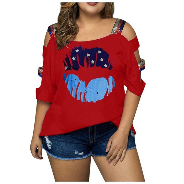 women's t-shirt oversized color lip printing off-shoulder short-sleeved y2k harajuku casual loose ropa mujer, White
women's t-shirt oversized color lip printing off-shoulder short-sleeved y2k harajuku casual loose ropa mujer, White
