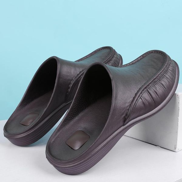 slippers summer men's stylish comfortable soft bottom non-slip outdoor indoor flip flops beach anti-slip shoe, Black
slippers summer men's stylish comfortable soft bottom non-slip outdoor indoor flip flops beach anti-slip shoe, Black