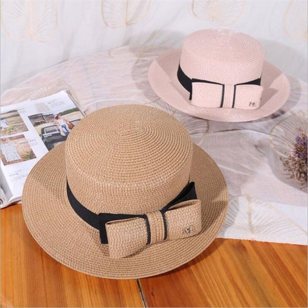 shade caps lady fashion bow letter flat straw hats summer beach hat female boater hats sun hat bone feminino 220311, Blue;gray
shade caps lady fashion bow letter flat straw hats summer beach hat female boater hats sun hat bone feminino 220311, Blue;gray