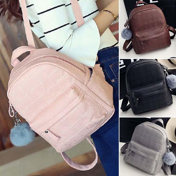 outdoor bags fashion pu zipper pompom backpacks students girls shoulder bag mini backpack women for teenage mochila feminina
outdoor bags fashion pu zipper pompom backpacks students girls shoulder bag mini backpack women for teenage mochila feminina