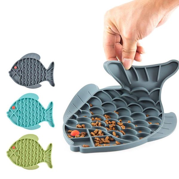 cat bowls & feeders pet lick pad fish shape dish kitten distraction mat puppy slow feeder dog bowl soft silicone
cat bowls & feeders pet lick pad fish shape dish kitten distraction mat puppy slow feeder dog bowl soft silicone