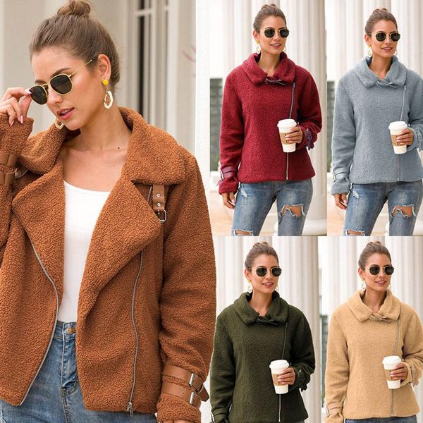 women's fur & faux autumn and winter motorcycle jacket composite one loose, comfortable, simple versatile to keep warm, Black
women's fur & faux autumn and winter motorcycle jacket composite one loose, comfortable, simple versatile to keep warm, Black