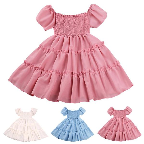 girl's dresses summer girls puff sleeve dress fashion formal a-line wrinkled short-sleeved cotton princess party baby kids clothing, Red;yellow
girl's dresses summer girls puff sleeve dress fashion formal a-line wrinkled short-sleeved cotton princess party baby kids clothing, Red;yellow