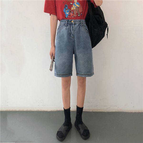 jeans shorts women summer new high waist pocket shorts denim loose casual trouser street wear womens outfit plus size short girl 210416, White;black
jeans shorts women summer new high waist pocket shorts denim loose casual trouser street wear womens outfit plus size short girl 210416, White;black