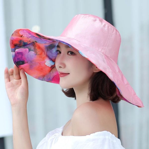 wide brim hats summer foldable double-sided sun hat for women outdoor beach uv protect travel cap tie dye pattern breathable, Blue;gray
wide brim hats summer foldable double-sided sun hat for women outdoor beach uv protect travel cap tie dye pattern breathable, Blue;gray
