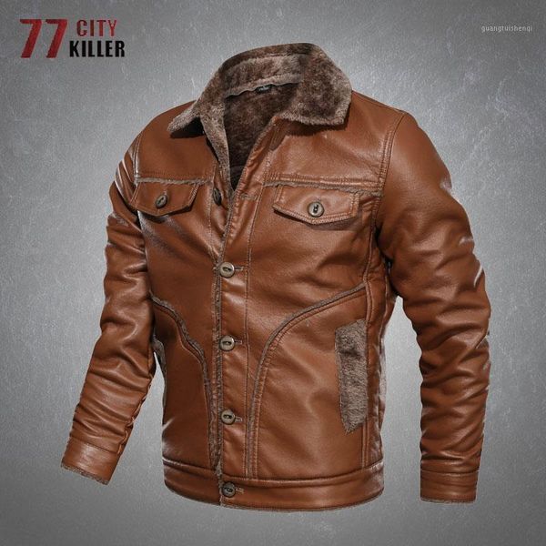 men's fur & faux fleece leather jacket men winter lined warm multiple pockets pu jackets male casual retro motorcycle coats mens big si, Black
men's fur & faux fleece leather jacket men winter lined warm multiple pockets pu jackets male casual retro motorcycle coats mens big si, Black