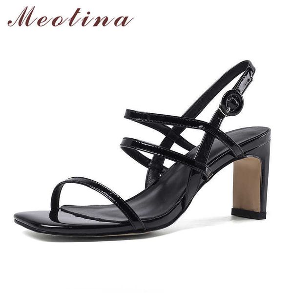 meotina narrow band real leather high heels sandals buckle thick heel shoes square toe female sandals summer black apricot 210608
meotina narrow band real leather high heels sandals buckle thick heel shoes square toe female sandals summer black apricot 210608