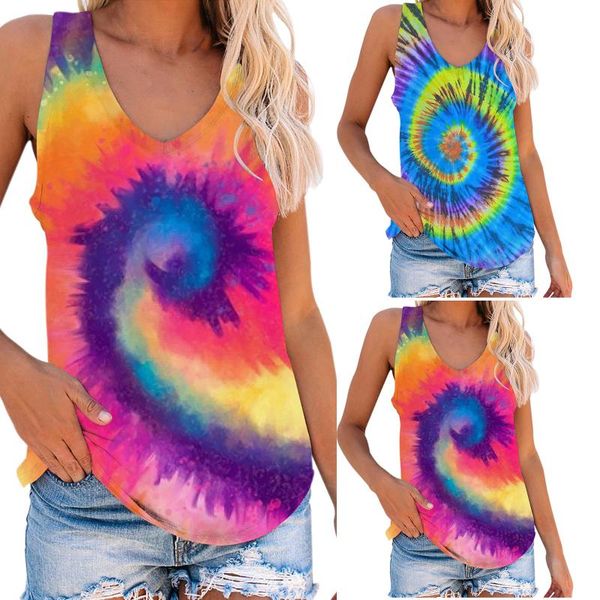 stitching staggered back tie-dye women sleeveless v neck summer casul tank fashion street ladies large size vest women's tanks & ca, White
stitching staggered back tie-dye women sleeveless v neck summer casul tank fashion street ladies large size vest women's tanks & ca, White