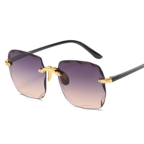 sunglasses fashion rimless square women 2021 designer summer sun glasses for men retro uv400 shades oculos, White;black
sunglasses fashion rimless square women 2021 designer summer sun glasses for men retro uv400 shades oculos, White;black
