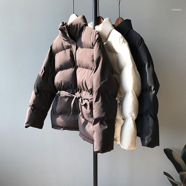 women's down & parkas hxjjp 2021 women winter jackets korean mock neck loose all-around lace up warm cotton coat female06161, Black
women's down & parkas hxjjp 2021 women winter jackets korean mock neck loose all-around lace up warm cotton coat female06161, Black