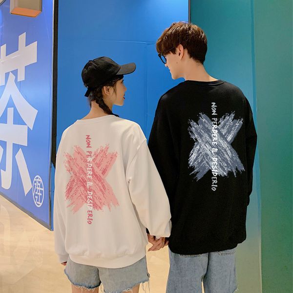 lovers' autumn 2021 new spring sweater lovers' round neck pullover design large women's wear, Black
lovers' autumn 2021 new spring sweater lovers' round neck pullover design large women's wear, Black