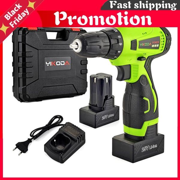 professional electric screwdrivers 25v screwdriver double speed lithium battery cordless drill power driver household diy rechargeable tools
professional electric screwdrivers 25v screwdriver double speed lithium battery cordless drill power driver household diy rechargeable tools