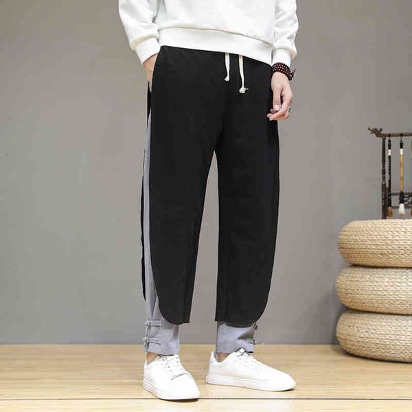 men's pants harem joggers sweatpants japanese streetwear trousers cotton linen s m-5xl 4p9b, Black
men's pants harem joggers sweatpants japanese streetwear trousers cotton linen s m-5xl 4p9b, Black
