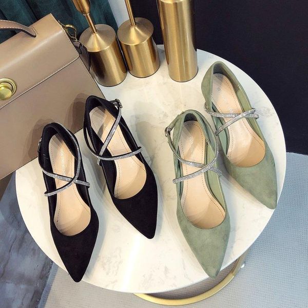trend pumps women flock pointed thin high heels design luxury rhinestone word buckle shoes ladies dress, Black
trend pumps women flock pointed thin high heels design luxury rhinestone word buckle shoes ladies dress, Black
