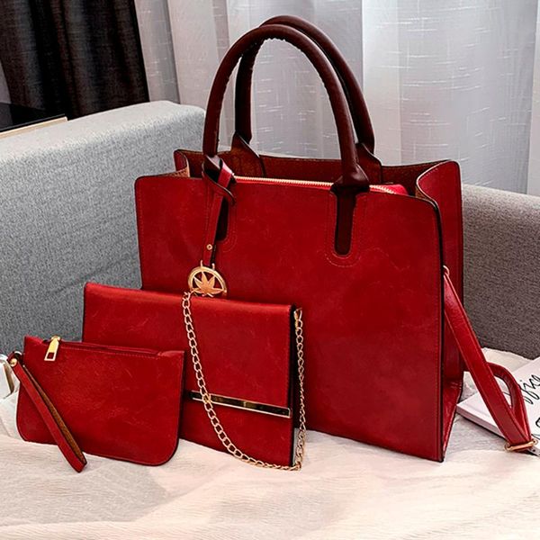 storage bags luxury three-piece bag women 3pcs/set leisure leather shoulder 2021 fashion handbag messenger ladies tote
storage bags luxury three-piece bag women 3pcs/set leisure leather shoulder 2021 fashion handbag messenger ladies tote