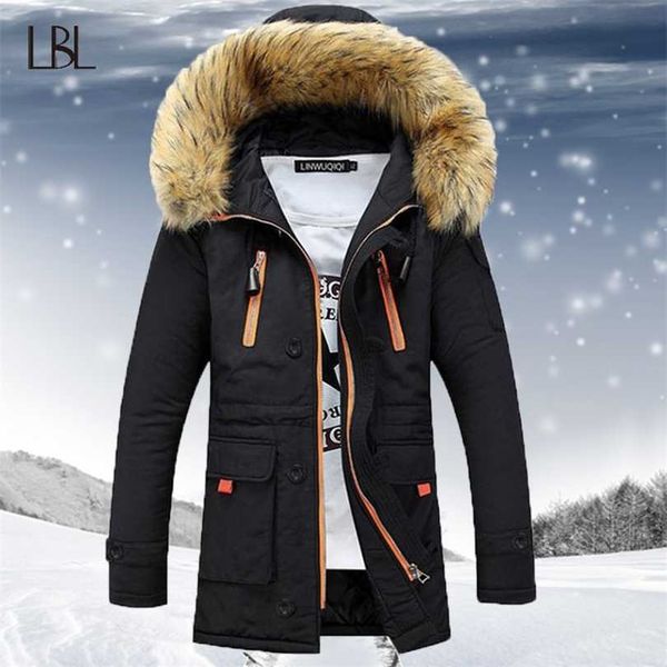 thicken men's winter faux fur collar long thick parkas jacket men outwear hooded windbreaker male outdoor -30 degree snow 211119, Black
thicken men's winter faux fur collar long thick parkas jacket men outwear hooded windbreaker male outdoor -30 degree snow 211119, Black