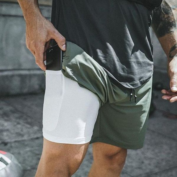men double-deck sports shorts breathable quick dry fitness running can hang towel, Black;blue
men double-deck sports shorts breathable quick dry fitness running can hang towel, Black;blue