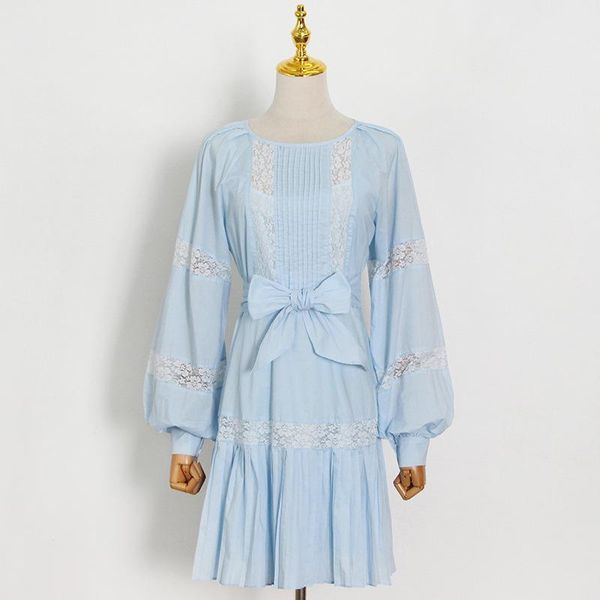casual dresses seebeautiful hollow lace loose mini a-line dress o neck lantern sleeve stitching pleated hem women summer 2021 fashion g118, Black;gray
casual dresses seebeautiful hollow lace loose mini a-line dress o neck lantern sleeve stitching pleated hem women summer 2021 fashion g118, Black;gray