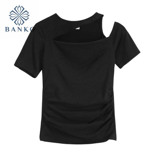 split black bodycon tees women short sleeve crewneck elegant ruched t shirt female 2021 fashion party club e-girl lady women's t-s, White
split black bodycon tees women short sleeve crewneck elegant ruched t shirt female 2021 fashion party club e-girl lady women's t-s, White