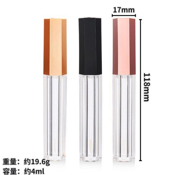 storage bottles & jars 20/100pcs 4ml rose gold lipgloss containers empty gold/black cap lipstick refillable bottle cosmetic lip gloss packin
storage bottles & jars 20/100pcs 4ml rose gold lipgloss containers empty gold/black cap lipstick refillable bottle cosmetic lip gloss packin