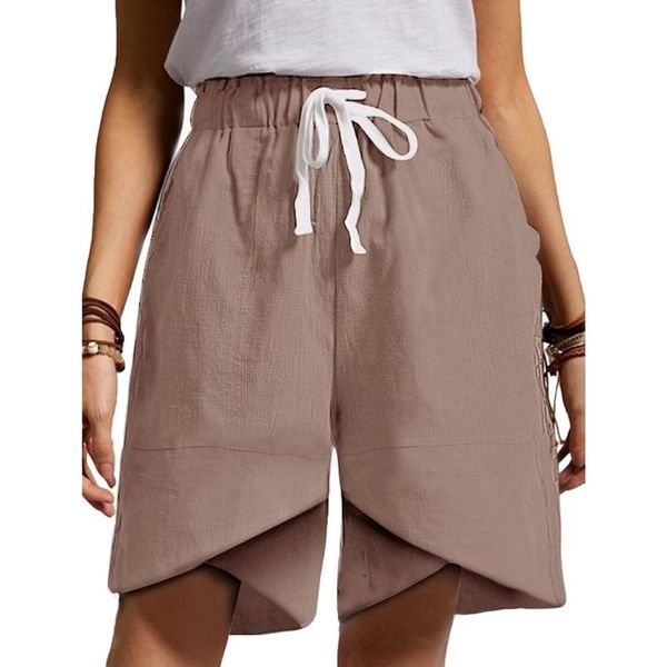 women's shorts heflashor women 2021 summer casual solid cotton linen high waist loose for soft cool female, White;black
women's shorts heflashor women 2021 summer casual solid cotton linen high waist loose for soft cool female, White;black