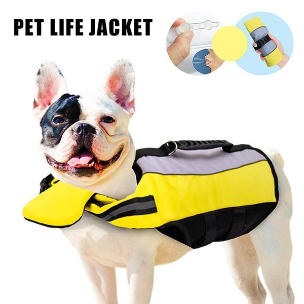 dog apparel life vest jacket pet floatation with superior buoyancy rescue handle for boating pets swimming suit
dog apparel life vest jacket pet floatation with superior buoyancy rescue handle for boating pets swimming suit