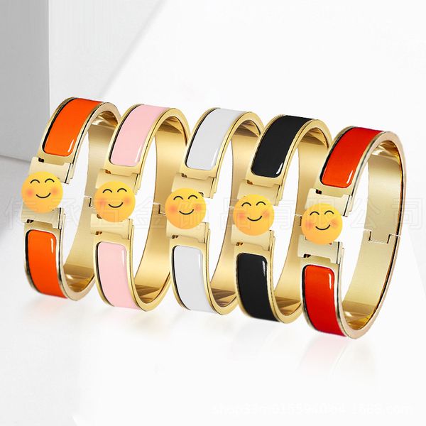 bangles bracelet titanium steel letter h women's fashion trend versatile stainless jewelry, Black
bangles bracelet titanium steel letter h women's fashion trend versatile stainless jewelry, Black