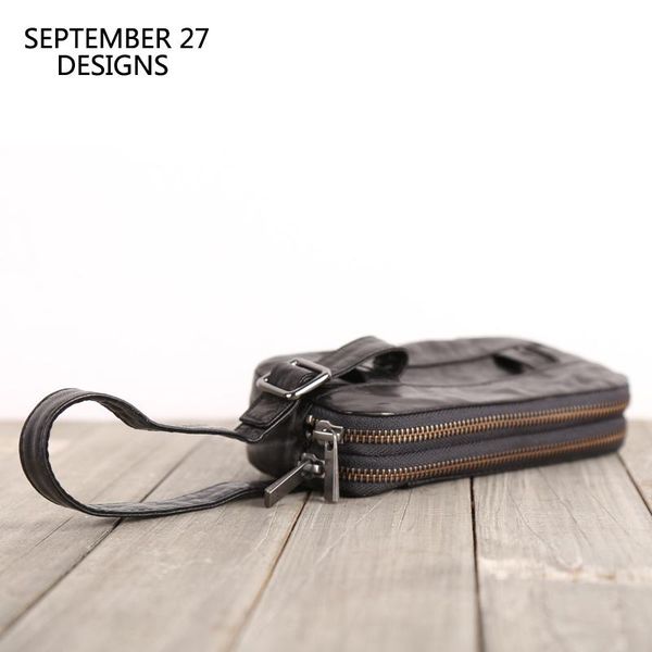 wallets genuine leather clutch handmade sheepskin zipper phone purses casual lovers travel wallet money bag purse, Red;black
wallets genuine leather clutch handmade sheepskin zipper phone purses casual lovers travel wallet money bag purse, Red;black